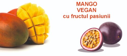 Mango vegan cu fructul pasiunii